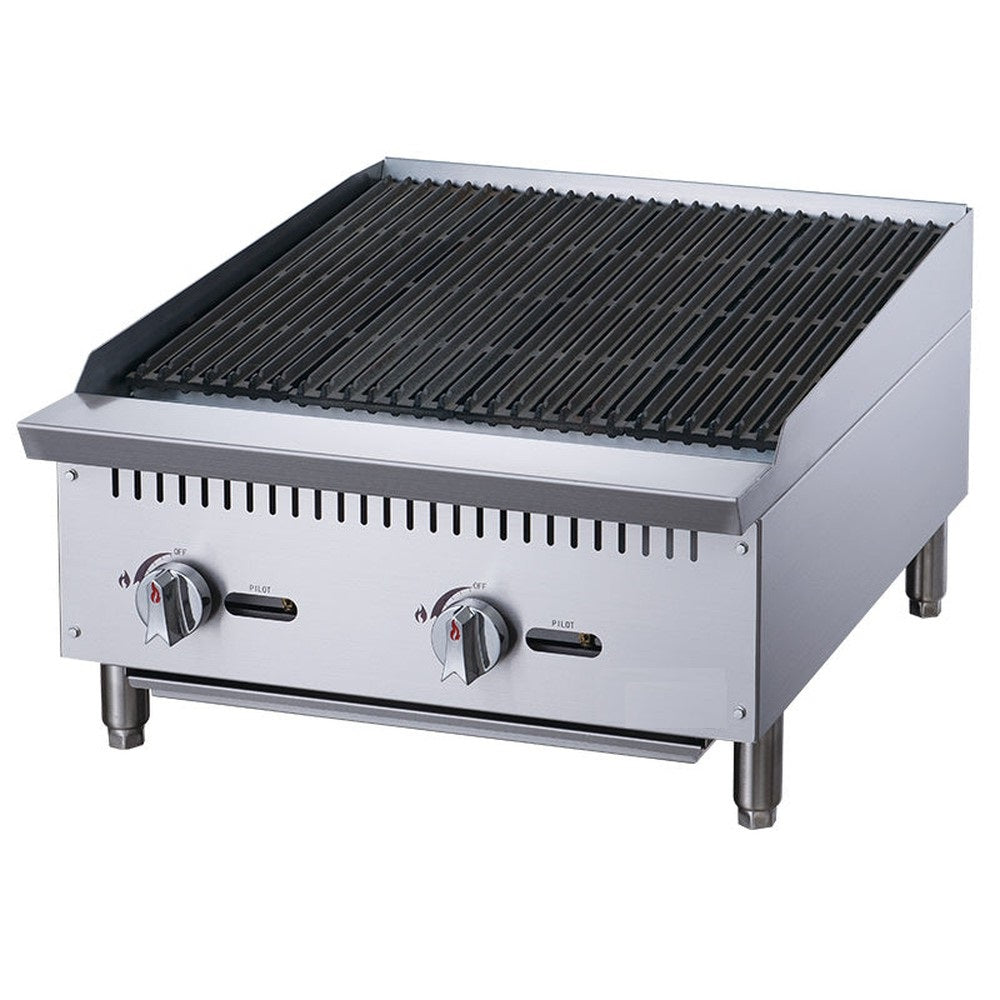 West Kitchen WCCB24 NG/LP Gas Countertop Charbroiler