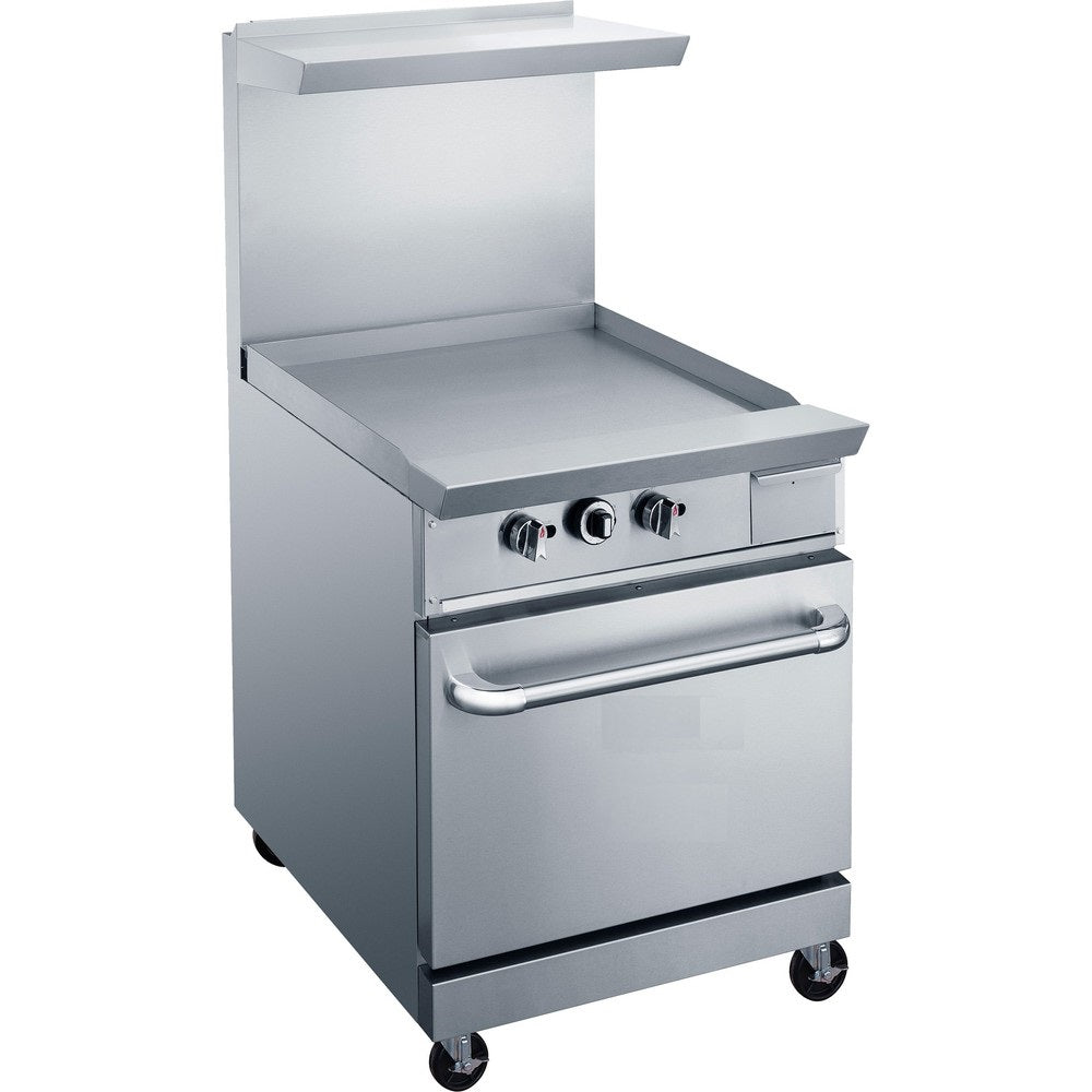 WEST． シングル West Kitchen WCR24-GM Gas Oven Range with Griddle