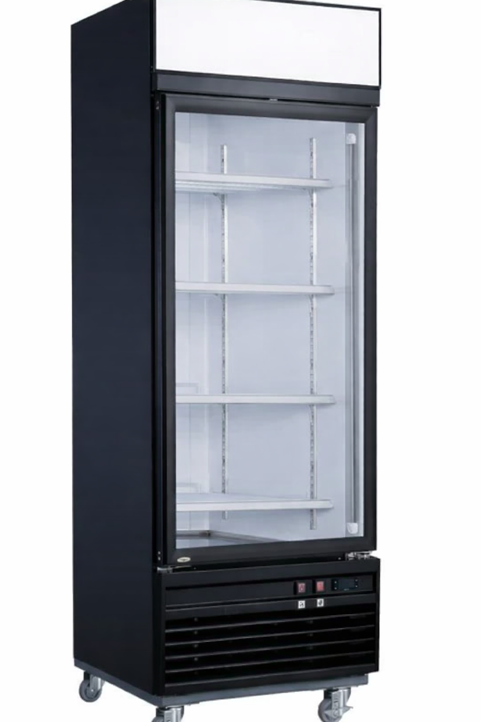 West Kitchen WSM-15F Commercial Single Glass Swing Door Merchandiser Freezer