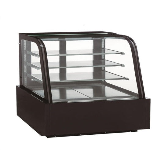 West Kitchen WDM60R-CB 60" Curved Glass Refrigerated Bakery Display Case