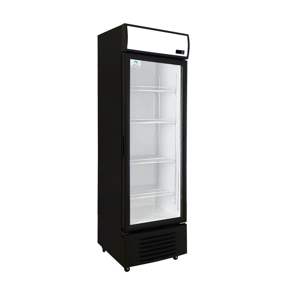 West Kitchen WLGX-426WL 24" 1 Door Swing Glass Merchandiser Refrigerator