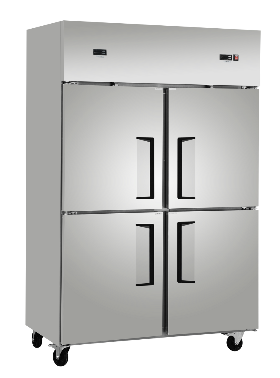 West Kitchen WSCD-880R 47"W Reach-In Refrigerator with 4 Solid Half Doors