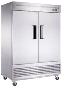 West Kitchen W56R 55"W Reach-In Refrigerator with 2 Solid Doors