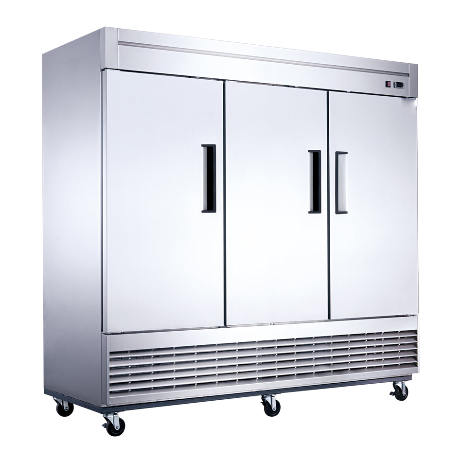 West Kitchen W84F 83" Reach-In Freezer with 3 Solid Doors