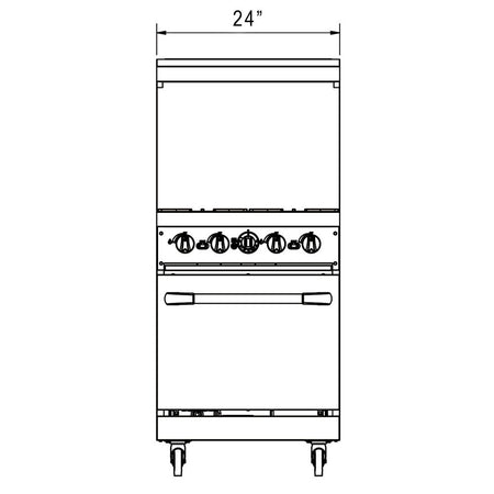 a drawing of a double oven with two doors