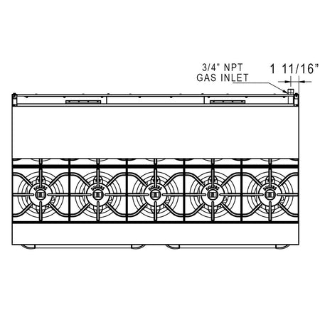 a drawing of a balcony with a grill