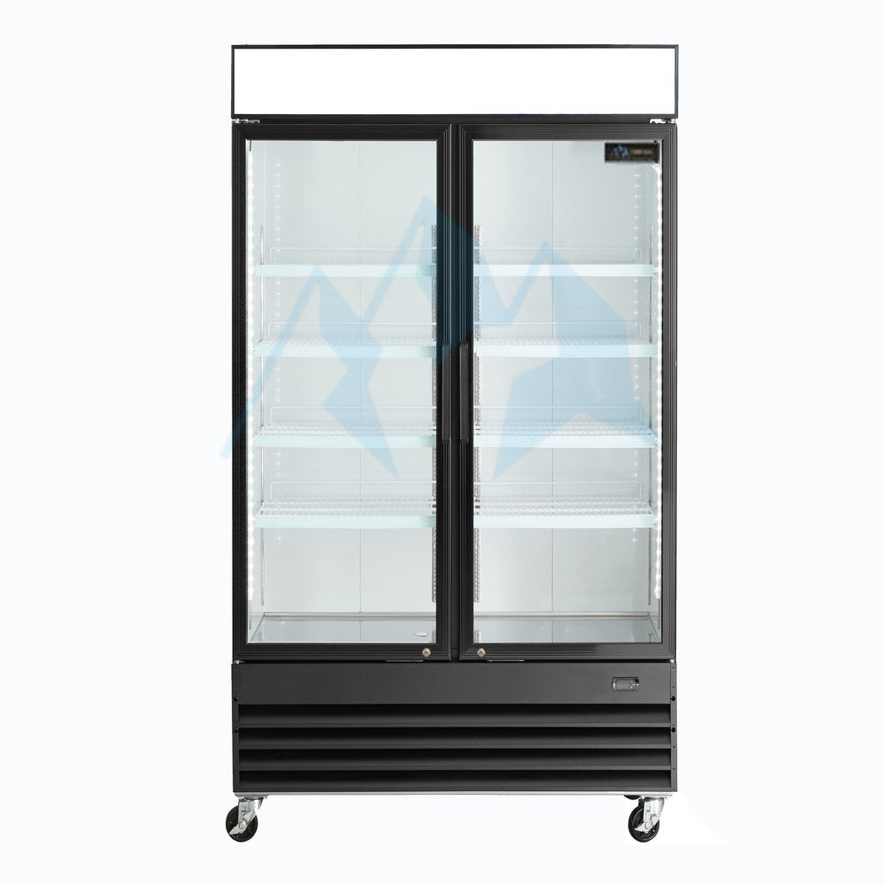 West Kitchen WTSM 33R 39 2 Door Swing Glass Merchandiser Refrigerator